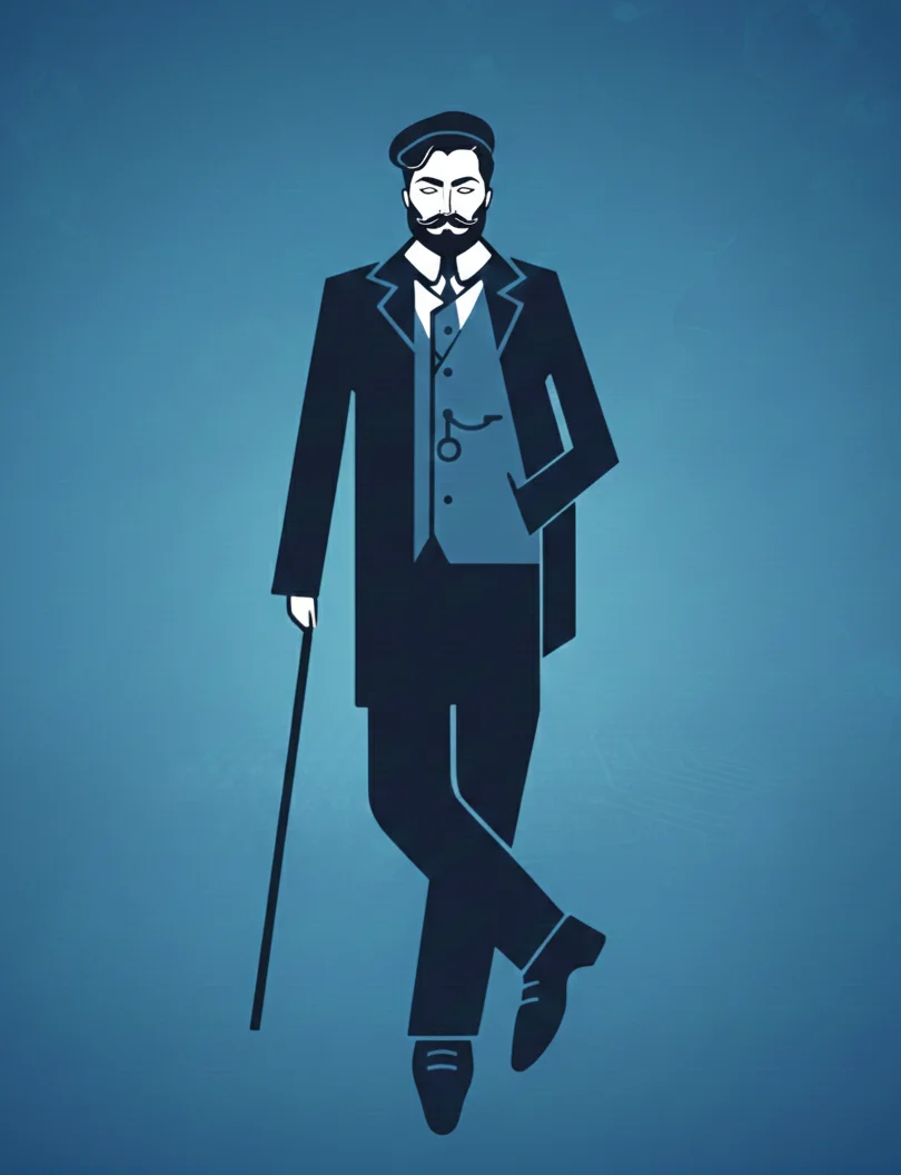 Web Gentleman Mascot - E-shop Development Expert